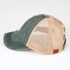 imageCC Ponycap Messy High Bun Ponytail Adjustable Glitter Mesh Trucker Baseball CapDk Green