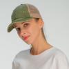 imageCC Ponycap Messy High Bun Ponytail Adjustable Glitter Mesh Trucker Baseball CapDk Olive