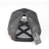 imageCC Ponycap Messy High Bun Ponytail Adjustable Glitter Mesh Trucker Baseball CapGlitter Meshblack