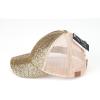 imageCC Ponycap Messy High Bun Ponytail Adjustable Glitter Mesh Trucker Baseball CapGlitter Meshgold