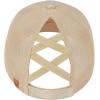 imageCC Ponycap Messy High Bun Ponytail Adjustable Glitter Mesh Trucker Baseball CapGlittergold
