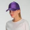 imageCC Ponycap Messy High Bun Ponytail Adjustable Glitter Mesh Trucker Baseball CapGlitterpurple