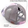 imageCC Ponycap Messy High Bun Ponytail Adjustable Glitter Mesh Trucker Baseball CapGrey  Mesh