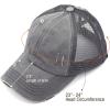 imageCC Ponycap Messy High Bun Ponytail Adjustable Glitter Mesh Trucker Baseball CapGrey