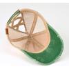 imageCC Ponycap Messy High Bun Ponytail Adjustable Glitter Mesh Trucker Baseball CapHt Green