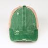 imageCC Ponycap Messy High Bun Ponytail Adjustable Glitter Mesh Trucker Baseball CapHt Green