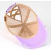 imageCC Ponycap Messy High Bun Ponytail Adjustable Glitter Mesh Trucker Baseball CapLavender