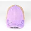 imageCC Ponycap Messy High Bun Ponytail Adjustable Glitter Mesh Trucker Baseball CapLavender