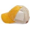 imageCC Ponycap Messy High Bun Ponytail Adjustable Glitter Mesh Trucker Baseball CapMustard