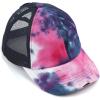 imageCC Ponycap Messy High Bun Ponytail Adjustable Glitter Mesh Trucker Baseball CapNavy  Mesh