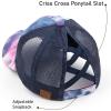 imageCC Ponycap Messy High Bun Ponytail Adjustable Glitter Mesh Trucker Baseball CapNavy  Mesh