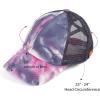 imageCC Ponycap Messy High Bun Ponytail Adjustable Glitter Mesh Trucker Baseball CapNavy  Mesh