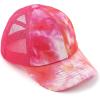 imageCC Ponycap Messy High Bun Ponytail Adjustable Glitter Mesh Trucker Baseball CapOrange  Mesh