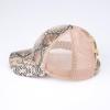 imageCC Ponycap Messy High Bun Ponytail Adjustable Glitter Mesh Trucker Baseball CapSnake Sequinbrown