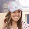 imageCC Ponycap Messy High Bun Ponytail Adjustable Glitter Mesh Trucker Baseball CapTie Dyebaby Pink