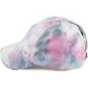 imageCC Ponycap Messy High Bun Ponytail Adjustable Glitter Mesh Trucker Baseball CapTie Dyebaby Pink