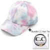 imageCC Ponycap Messy High Bun Ponytail Adjustable Glitter Mesh Trucker Baseball CapTie Dyebaby Pink