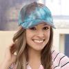 imageCC Ponycap Messy High Bun Ponytail Adjustable Glitter Mesh Trucker Baseball CapTie Dyebrown