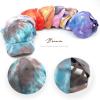 imageCC Ponycap Messy High Bun Ponytail Adjustable Glitter Mesh Trucker Baseball CapTie Dyebrown