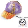 imageCC Ponycap Messy High Bun Ponytail Adjustable Glitter Mesh Trucker Baseball CapTie Dyecoral