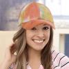 imageCC Ponycap Messy High Bun Ponytail Adjustable Glitter Mesh Trucker Baseball CapTie Dyesage