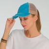imageCC Ponycap Messy High Bun Ponytail Adjustable Glitter Mesh Trucker Baseball CapTurquoise