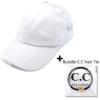 imageCC Ponycap Messy High Bun Ponytail Adjustable Glitter Mesh Trucker Baseball CapWhite
