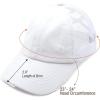 imageCC Ponycap Messy High Bun Ponytail Adjustable Glitter Mesh Trucker Baseball CapWhite