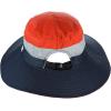imageCC Safari Sun Hat Wide Brim Hat with Ponytail Hole Packable UPF 50 for Hiking CampingNavyOrange
