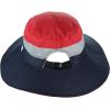 imageCC Safari Sun Hat Wide Brim Hat with Ponytail Hole Packable UPF 50 for Hiking CampingNavyRed