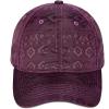 imageCC South Western Pattern Baseball Cap for Women Unisex  Adjustable Stretch Fit Aztec Pattern Daily Hat CapPlum
