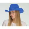 imageCC Sparkly Sequin Cowboy Hat with Suede String Trim Royal