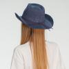 imageCC Sparkly Sequin Cowboy Hat with Suede String TrimBlue
