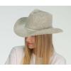 imageCC Sparkly Sequin Cowboy Hat with Suede String TrimGreen