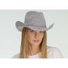 imageCC Sparkly Sequin Cowboy Hat with Suede String TrimGrey