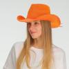 imageCC Sparkly Sequin Cowboy Hat with Suede String TrimOrange