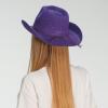 imageCC Sparkly Sequin Cowboy Hat with Suede String TrimPurple