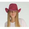 imageCC Sparkly Sequin Cowboy Hat with Suede String TrimRed