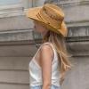 imageCC Sun Straw Western Cowboy Hat Hard Shape Paper DkNatrual