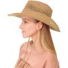 imageCC Sun Straw Western Cowboy Hat Hard Shape Paper DkNatrual