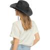 imageCC Sun Straw Western Cowboy Hat Soft ShapeBlack