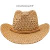 imageCC Sun Straw Western Cowboy Hat Soft ShapeDknatural