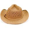 imageCC Sun Straw Western Cowboy Hat Soft ShapeDknatural