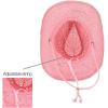 imageCC Sun Straw Western Cowboy Hat Soft ShapePink