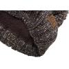 imageCC Thick Cable Knit Faux Fuzzy Fur Pom Fleece Lined Skull Cap Cuff Beanie3 Tone Brown