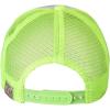 imageCC Trucker Mesh Adjustable Snapback Baseball CapAbstract Blue Butterfly  Neon Yellow