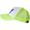 imageCC Trucker Mesh Adjustable Snapback Baseball CapAbstract Blue Butterfly  Neon Yellow