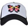 imageCC Trucker Mesh Adjustable Snapback Baseball CapAbstract Pink Butterfly  Black