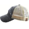 imageCC Unisex Adjustable Trucker Baseball Cap HatBlack