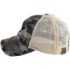 imageCC Unisex Adjustable Trucker Baseball Cap HatCamo Gray